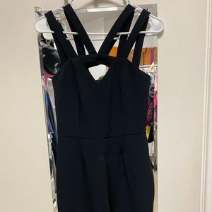 Strappy black jumper